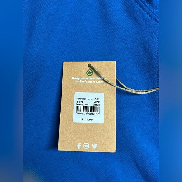 NWT TASC Northstar Performance Fleece 1/2 Zip Jack Frost Big Boulder JFBB Small - Picture 10 of 12